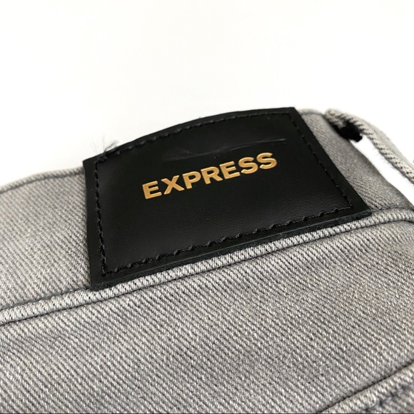 NWT Super High Waist Light Gray Mom Jeans - Picture 6 of 12